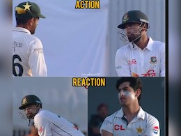 Pak vs Ban: बाबर ने की गाली-गलौच, तो लिटन दास ने दे-दनादन अंदाज में लिया बदला, फैंस ले रहे मजे Pak vs Ban: बाबर ने की गाली-गलौच, तो लिटन दास ने दे-दनादन अंदाज में लिया बदला, फैंस ले रहे मजे