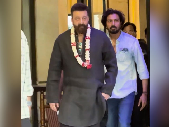 Sanjay Dutt Pictured At ISKCON Temple