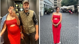 Switzerland Turned Red When Sonnalli Seygall Wore Her Baby Bump In A Cutout Dress