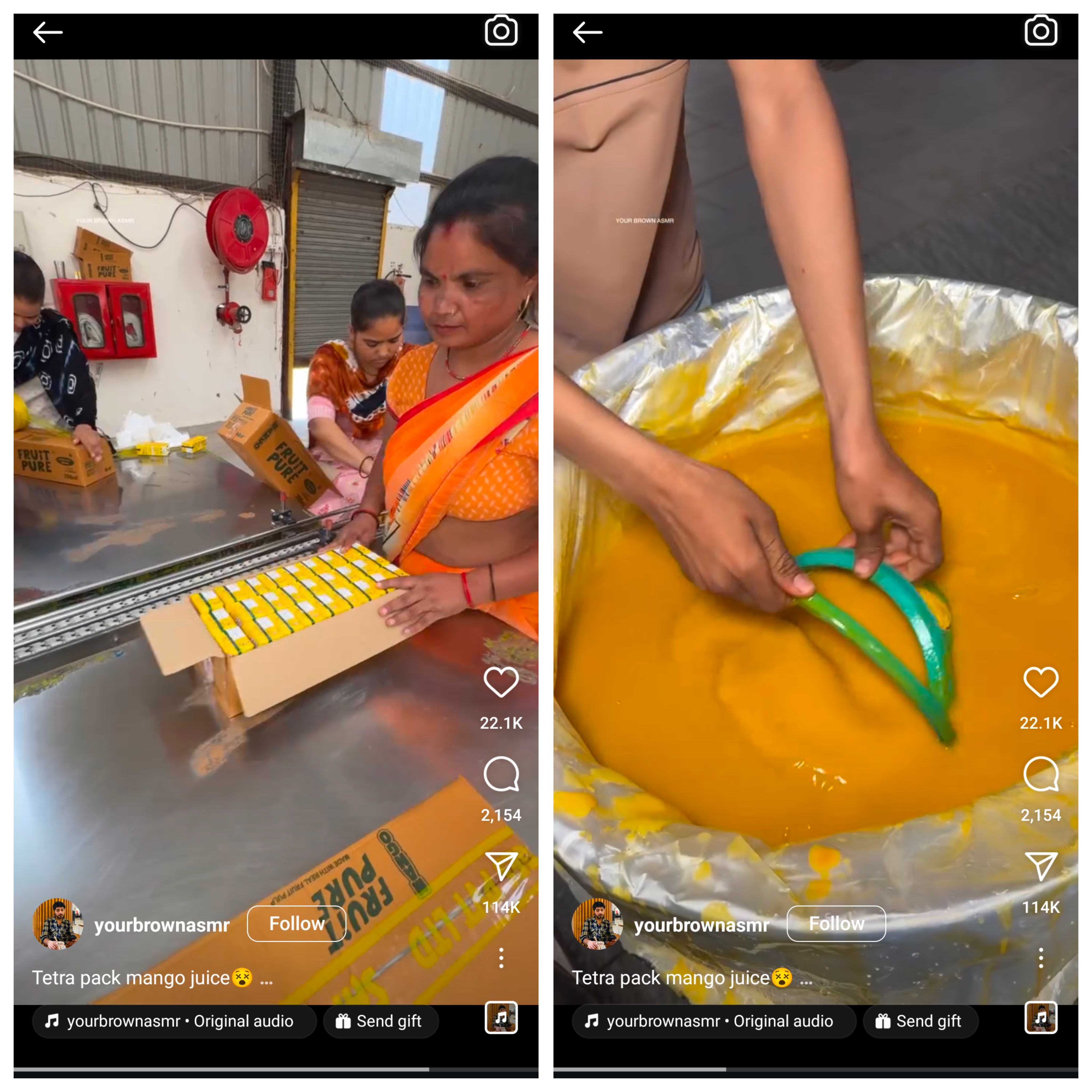 Viral Video : वायरल वीडियो ने मचाया खौफ, देखें कैसे बनता है आपका पसंदीदा मैंगो जूस टेट्रा पैक! 3 Viral Video