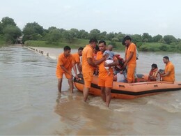 राजस्थान में 2 नदियों के उफान के बीच फंसे सैकड़ों लोग,  SDRF की टीम ने किया रेस्क्यू