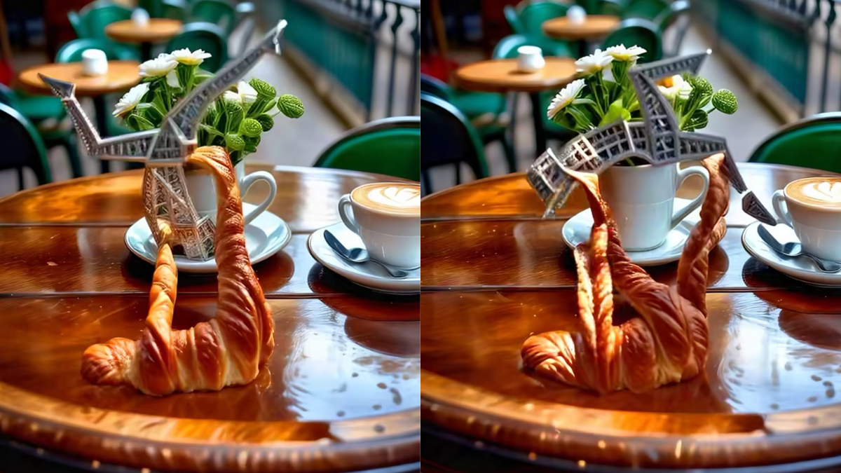 AI Video Shows "Olympic Croissant" And Eiffel Tower Dancing, Internet Lauds Creativity