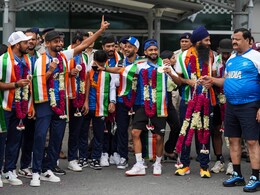 Indian Hockey Team Members Return Home Amid Much Fanfare