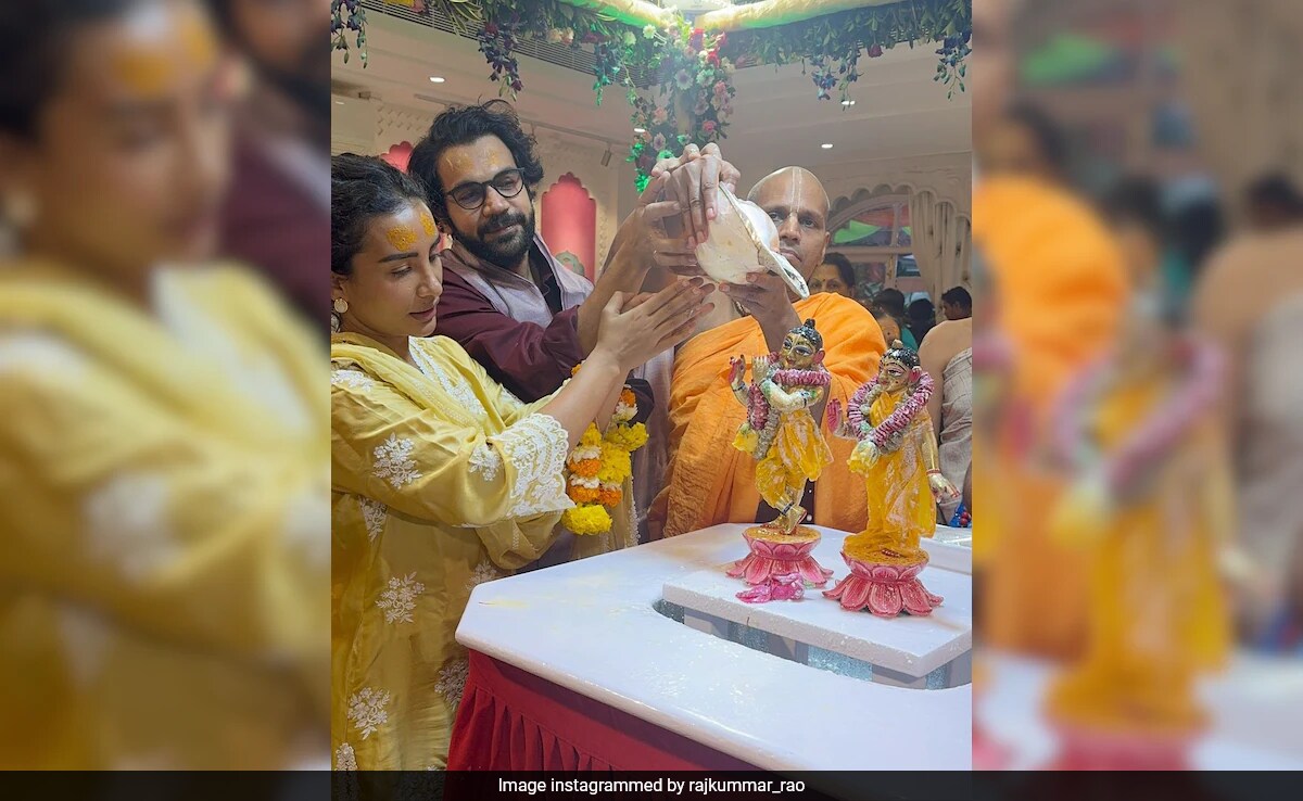 ICYMI: Rajkummar Rao And Patralekhaa's Janmashtami Celebrations
