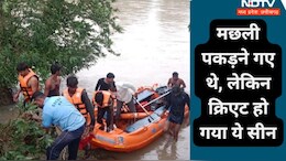 Flood : अचानक बाढ़ आने से फंसे दो युवक, पेड़ पर चढ़कर बचाई जान, 24 घंटे बाद ऐसे किया गया रेस्क्यू