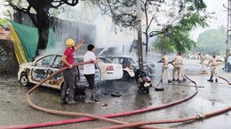 Mob Sets Cars On Fire After 15-Year-Old Stabbed Inside Udaipur School