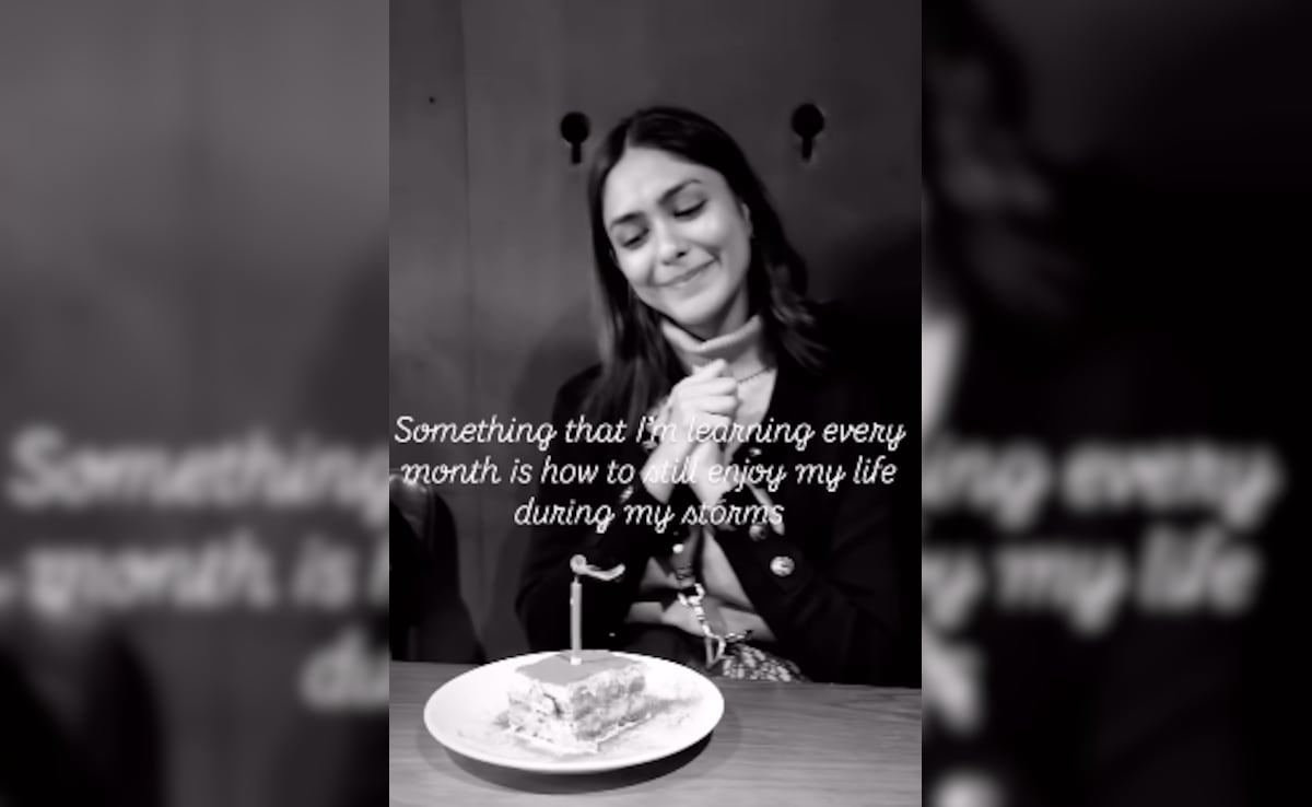 Mrunal Thakur Shares A Glimpse Of Her Birthday Celebrations