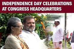 Congress president Mallikarjun Kharge Hoists Tricolour At Congress HQ, Rahul Gandhi In Attendance Congress president Mallikarjun Kharge Hoists Tricolour At Congress HQ, Rahul Gandhi In Attendance