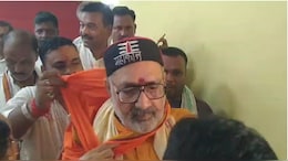 Man Tries To Punch Minister Giriraj Singh During Public Event In Bihar