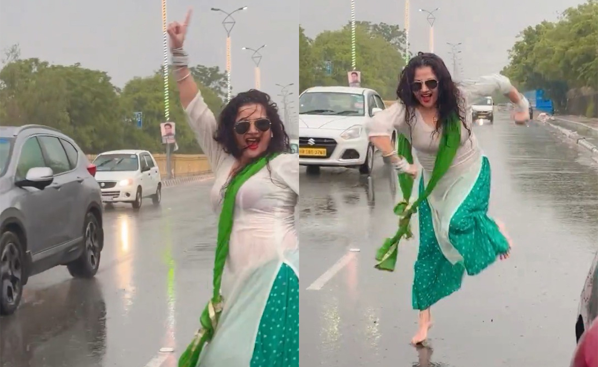 Video Of Woman Dancing On Busy Road For Instagram Reels Is Viral. UP Police Reacts