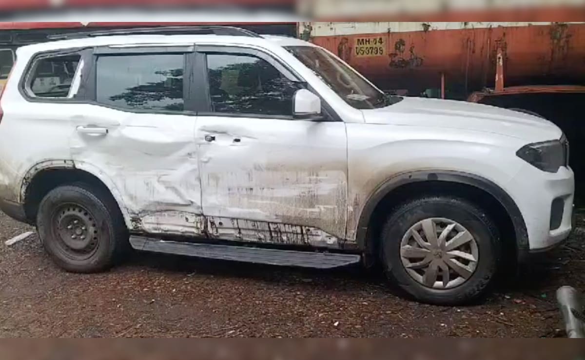 The car involved in the accident The car involved in the accident