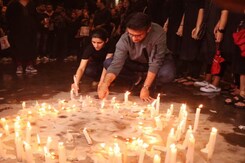 Kolkata Doctor Rape-Murder: Sourav Ganguly Joins Candle Light Protest Kolkata Doctor Rape-Murder: Sourav Ganguly Joins Candle Light Protest