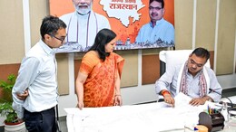 सांगानेर में 1913 करोड़ रुपए के विकास कार्यों की समीक्षा, CM भजनलाल ने दो लापरवाह अधिकारियों को हटाया