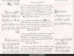Rabindranath Tagore's Handwritten Translation Of "Jana Gana Mana" Goes Viral Rabindranath Tagore's Handwritten Translation Of "Jana Gana Mana" Goes Viral