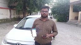 UP Man Fined For Driving Car Without Helmet By Noida Police