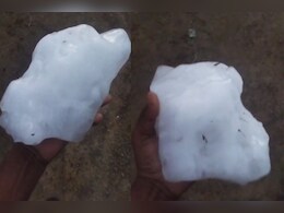 डीग के जंगल में आसमान से गिरा उल्का पिंड नुमा बर्फ का टुकड़ा , जमीन में हो गया गड्ढा; लैब भेजा