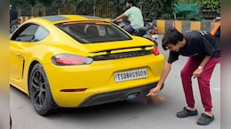Video: Man's Stunt To Light Cigarette With Porsche's Exhaust Goes Wrong