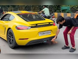 Video: Man's Stunt To Light Cigarette With Porsche's Exhaust Goes Wrong