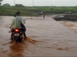 बारिश से लबालब हुई शहर की सड़कें ! बुरहानपुर में डूबते दिखे लोग