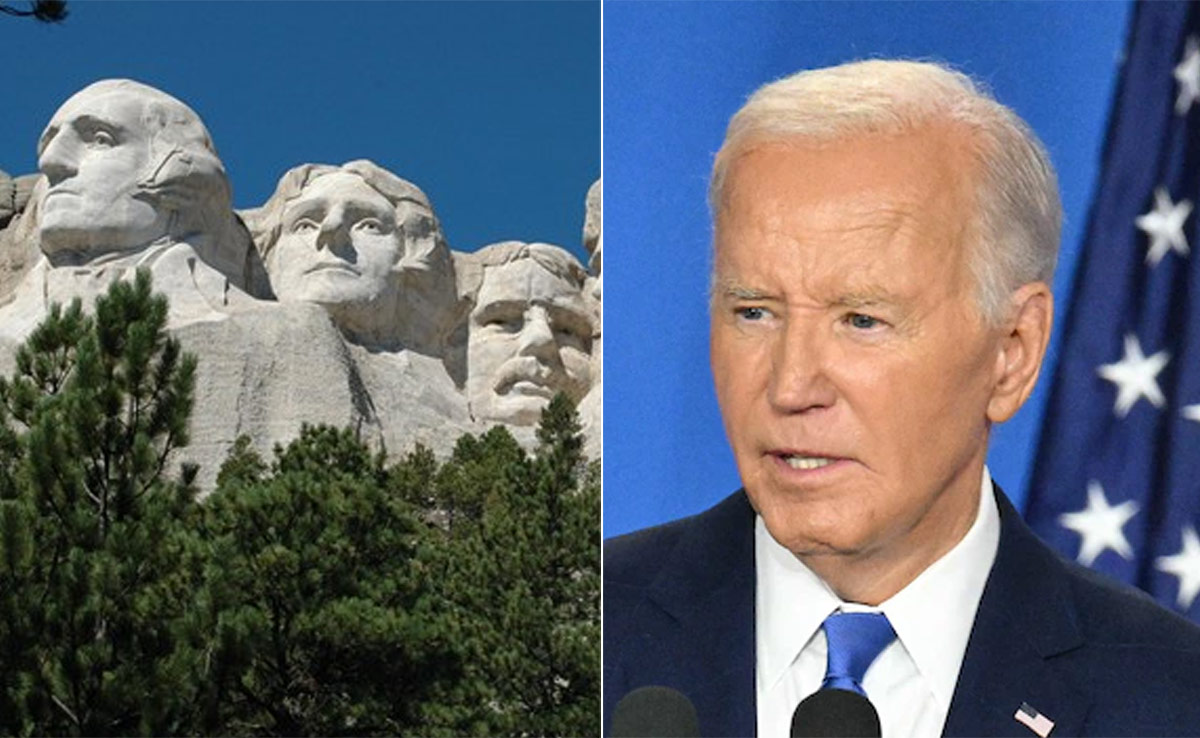 Nancy Pelosi Says US Should Add Joe Biden To Mount Rushmore: "Consequential President"