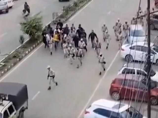 'We Want To Go Home': Manipur's Displaced People Protest, Cops Take Action