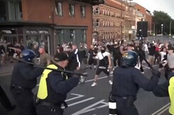 UK: Anti-Immigration Protesters Take To The Streets UK: Anti-Immigration Protesters Take To The Streets