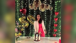 Kajol's Birthday Cake With Knitting Yarn And Needles Has Our Undivided Attention