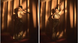 Mouni Roy Is Making 24 Carat Magic In A Gold Shimmery Fringe Ensemble