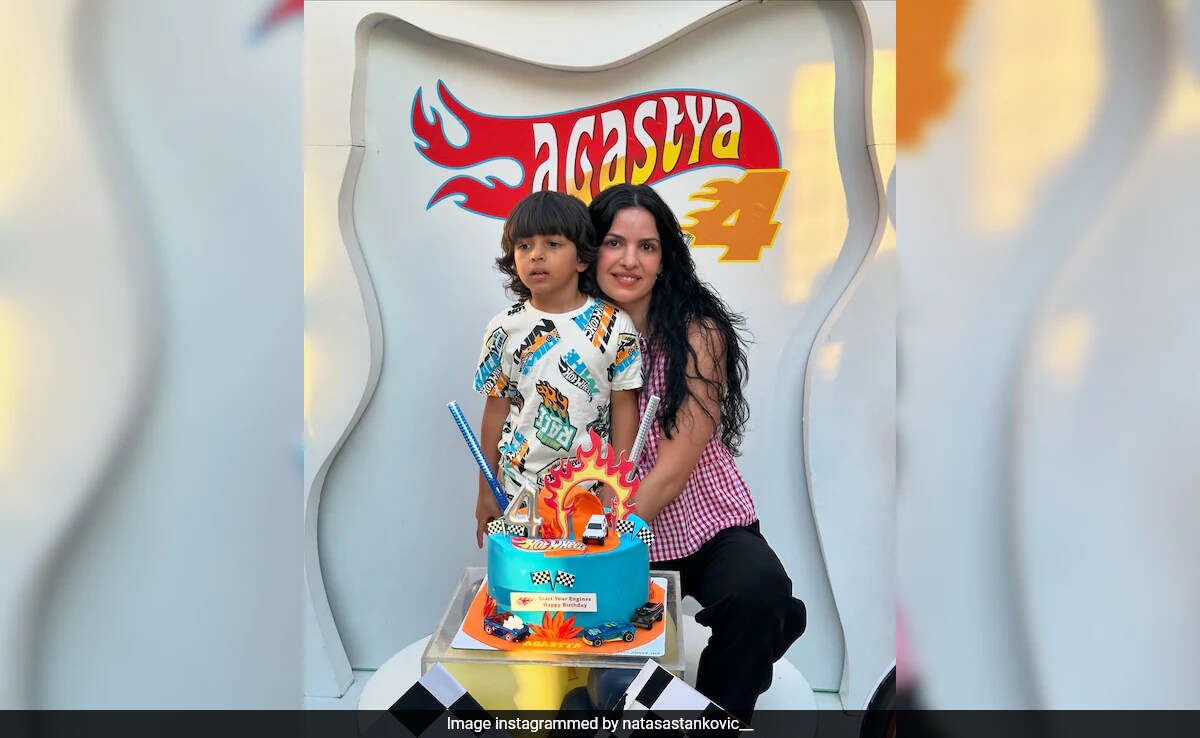 Natasa Stankovic Shares New Pics From Son Agastya's Hot Wheels-Themed Birthday Party