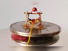 अद्भुत! राजस्थान में GOLD से बना दुनिया का सबसे छोटा श्री कृष्ण झूला, तस्वीर देखकर आप भी करेंगे तारीफ