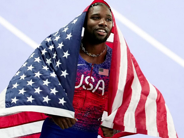 USA's Noah Lyles Wins Olympics 100m Final By A Whisker