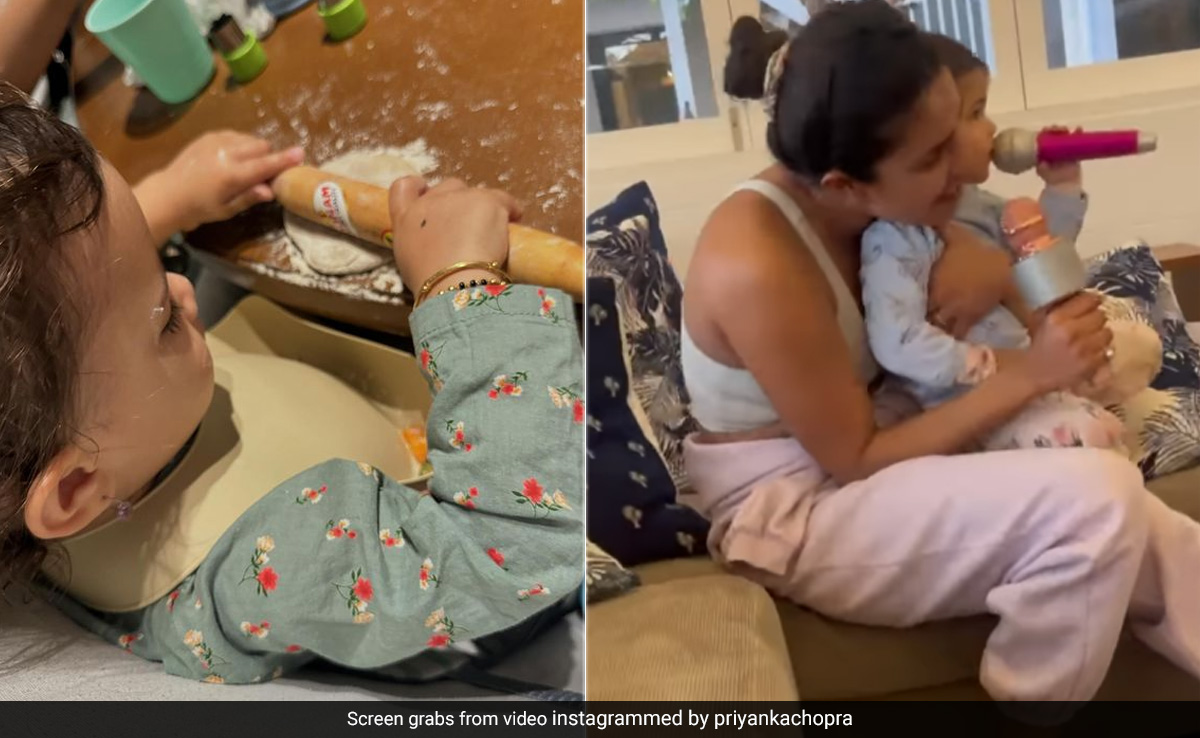 A Glimpse Of Priyanka Chopra's Life "Lately": Malti Marie Is Making <i>Roti</i>. Aww