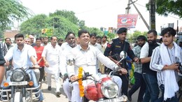 Dushyant Chautala Rides Bike At Rally Without Helmet. Fined Rs 2,000