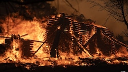 Body Found Inside Burned-Out Athens Factory As Wildfire Continues To Spread