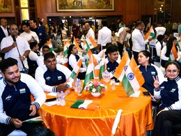 Indian Athletes Accorded Grand Send-Off Ahead Of Paralympics Games Indian Athletes Accorded Grand Send-Off Ahead Of Paralympics Games