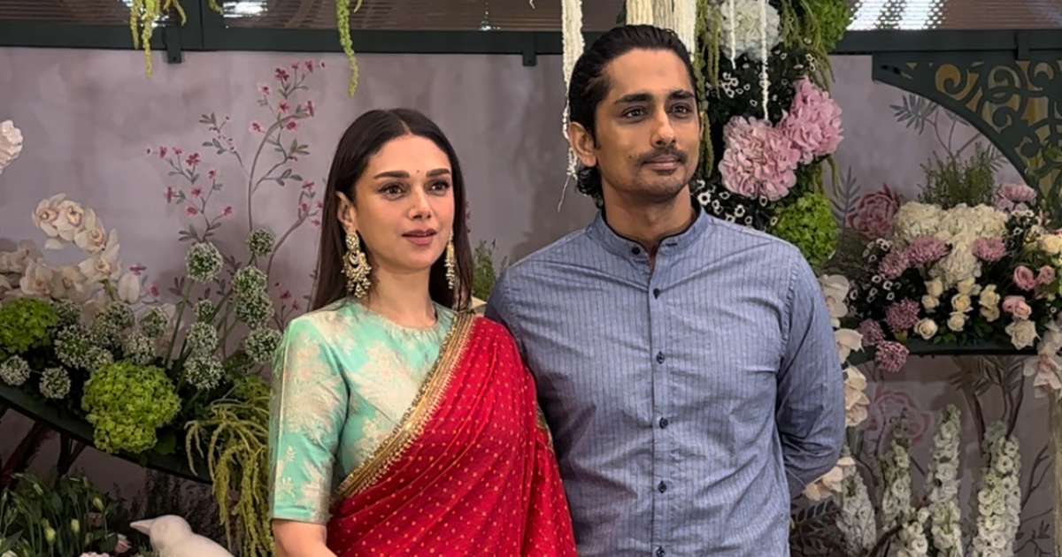 Aditi Rao Hydari And Fiance Siddharth Walked The Festive Path In Ethereal Ethnic Looks