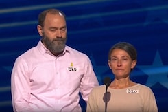 Parents of American Hostage In Gaza Speak At DNC, Tells Son To "Stay Strong" Parents of American Hostage In Gaza Speak At DNC, Tells Son To "Stay Strong"