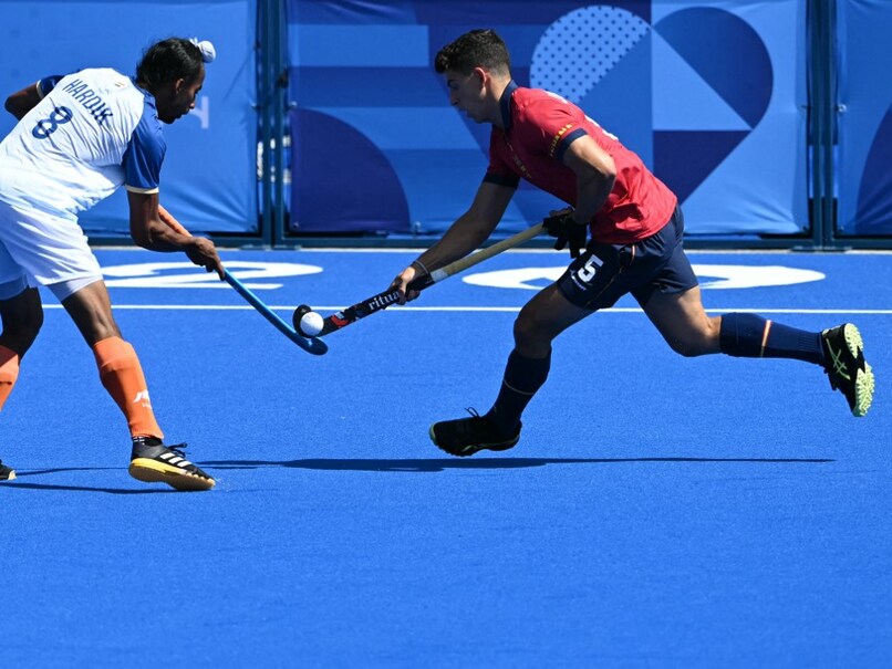 Resultado en vivo de India vs España, partido por la medalla de bronce de hockey masculino, Juegos Olímpicos de 2024: Hardik Singh y Lalit Upadhyay fallan goles en el segundo cuarto |  India 0-1 España
