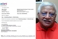 "New Hindenburg Report Must Be Thrown In Dustbin": SEBI Ex Official "New Hindenburg Report Must Be Thrown In Dustbin": SEBI Ex Official