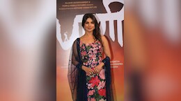Priyanka Chopra Was In Full Bloom In A Floral Multicoloured Sequin <i>Salwar Kameez</i> Suit