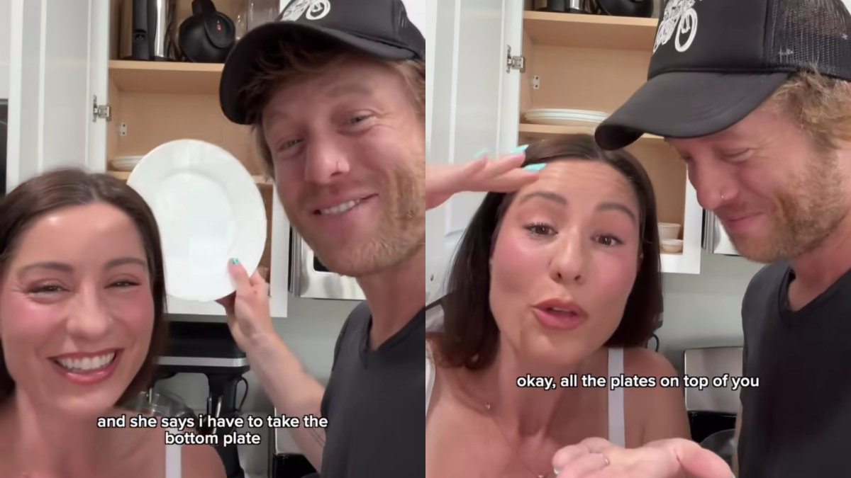 "The Poor Bottom Plate": Internet Unites With Woman's Concern In This Viral Video