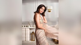 Alia Bhatt Glimmered In This Gaurav Gupta Ensemble That Was A Hybrid Between A <i>Saree</i> And Gown