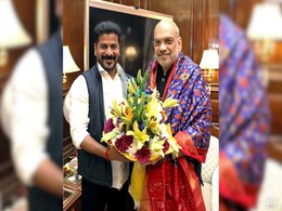 Revanth Reddy Invites Amit Shah To Attend 'People's Governance Day' Celebration Revanth Reddy Invites Amit Shah To Attend 'People's Governance Day' Celebration