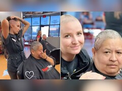 कैंसर से जूझ रही क्लाइंट हुई रुआंसी तो हेयर ड्रेसर ने शेव कर लिया अपना सिर, इमोशनल वीडियो देख फूट पड़ेंगे आंखों से आंसू