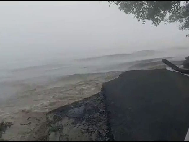 Embankment Breached As Kosi River In Spate After Heavy Rains In Nepal