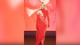 Kendall Jenner's Red Hot Sheer Corset Dress Is Here To Stay And Slay At The The L'Oreal Paris Fashion Show 2024