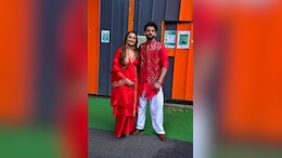 Sonakshi Sinha And Zaheer Iqbal Are A Matching Pair In Stylish Festive Red Outfits