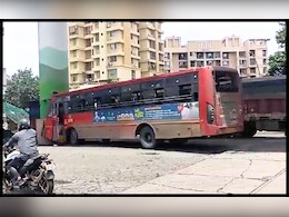 Thane Accident : ठाण्यात एसटी बसची मेट्रोच्या पिलरला धडक, अनेक प्रवाशी जखमी