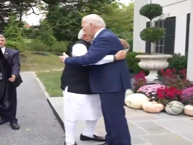 Joe Biden Welcomes PM Modi With A Hug At Delaware Home For Bilateral Talks