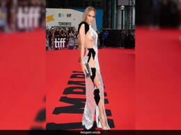 Jennifer Lopez Slayed On The TIFF 2024 Red Carpet In A Mirror Work Side Cutout Gown With Bow Details Jennifer Lopez Slayed On The TIFF 2024 Red Carpet In A Mirror Work Side Cutout Gown With Bow Details